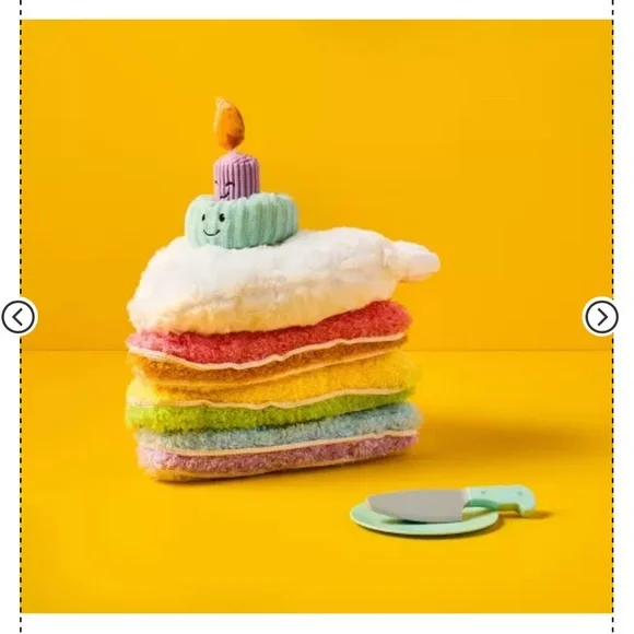 Gigglescape™ 13" Stackable Layer Cake Stuffed Animal - Picture 10 of 13